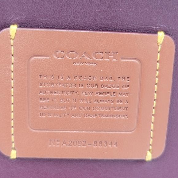 🔥CHARM INCLUDED🔥 Coach 1941 Maddy in Boysenberry, EUC - Picture 9 of 15